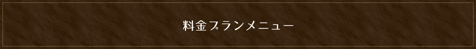 料金プランメニュー